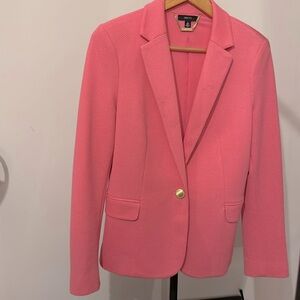 IMNYC, Blazer, pink blazer. Gold buttons. Size 10.